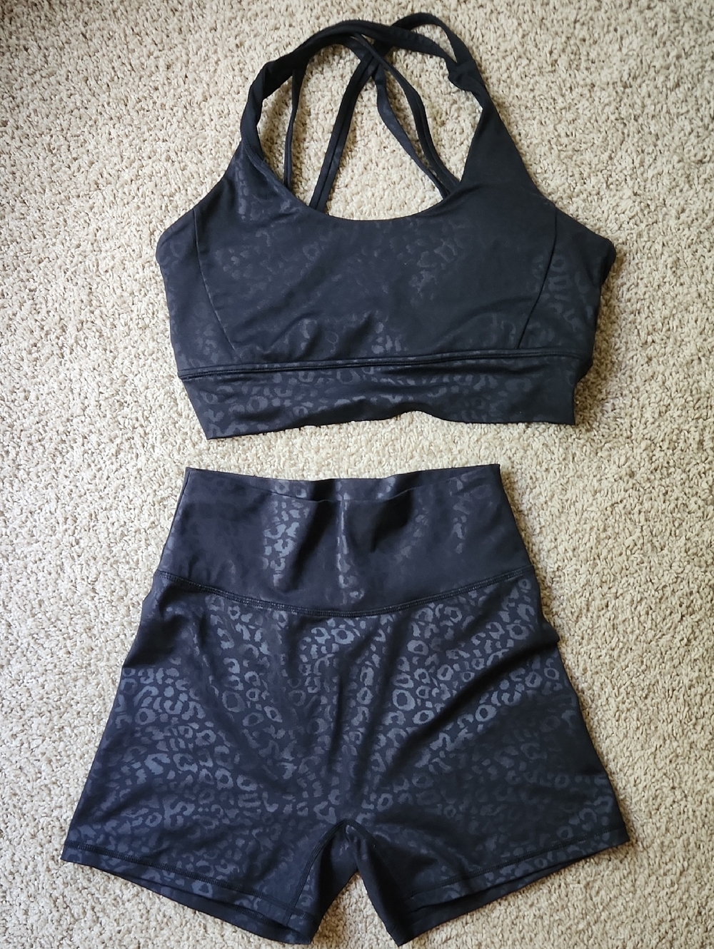 BuffBunny Black Activewear Set